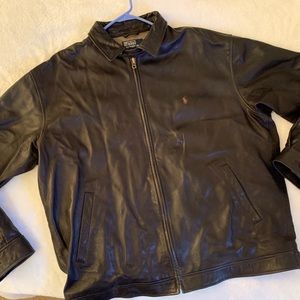 Polo by Ralph Lauren Men’s XL Black Leather Jacket